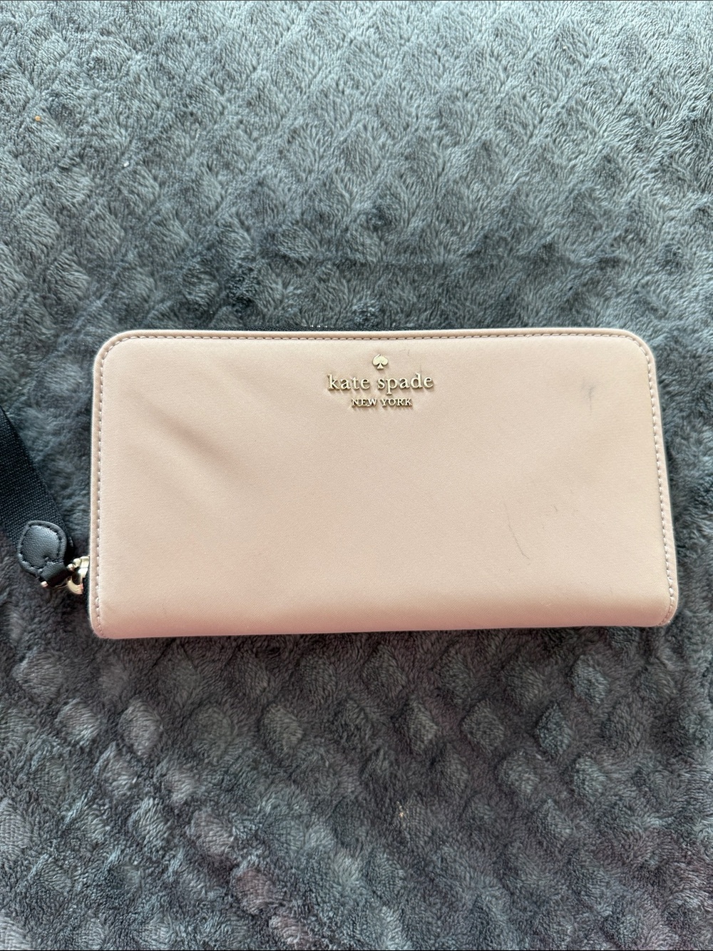 kate spade Pale Blush Zip Around Wallet